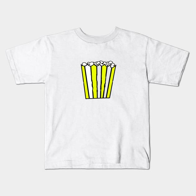 Popcorn bag Kids T-Shirt by holako5